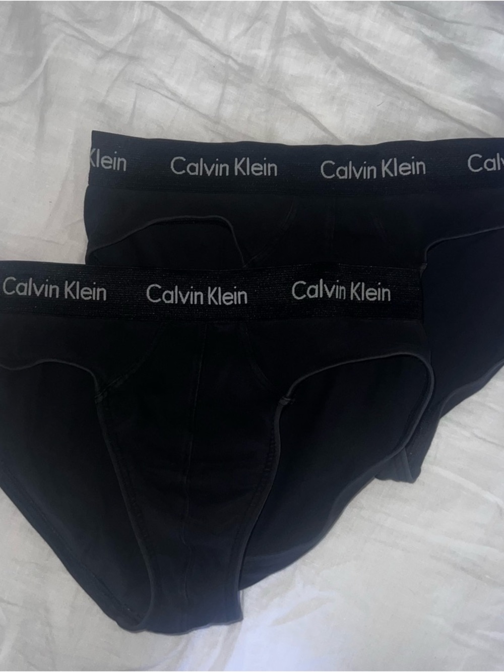 2 Pack - Calvin Klein Men's Black Classic Cotton Briefs